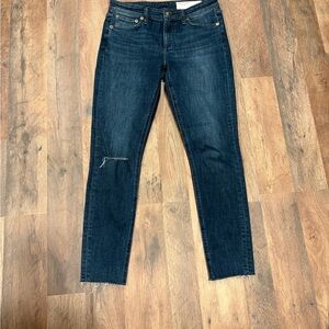Rag & Bone Women's Cate Mid-Rise Skinny Blue Jeans size 26